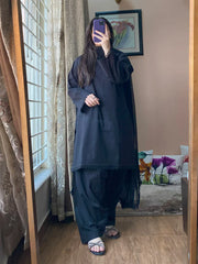 3 Piece - Lawn Dress With Shalwar