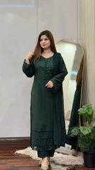 3 Piece Pure Lawn Stitched Suit – Elegant Printed Lawn Dress for Women