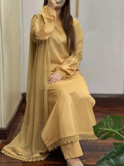 3 Piece Lawn Suit for Women – Lawn Kameez with Trouser