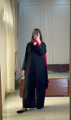 3 Piece -Lawn Dress With Plazo