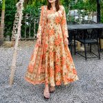 2PC Floral Pishwas & Dupatta